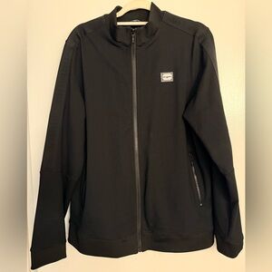 Black Long Sleeve Top with zipper in excellent condition